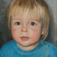 Obraz olejny - Portret dziecka