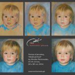 Process of painting child portrait- oil on canvas